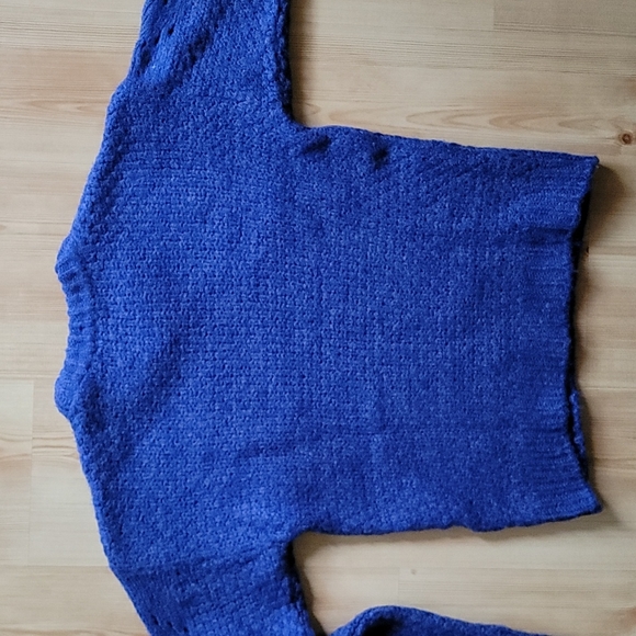 NWOT Urban Outfitters Cozy Blue Sweater Woman Small - Picture 6 of 6